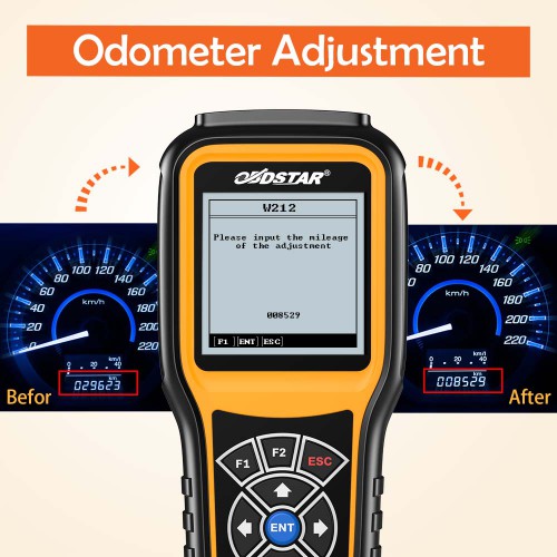 OBDSTAR X300M Odometer Adjustment Via OBDII Support Benz/Fiat/Volvo/VAG and MQB Models