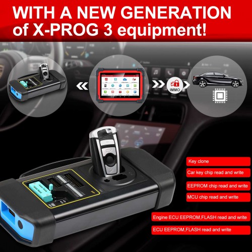 2023 Launch X431 IMMO ELITE X-PROG3 Key Programmer All System Diagnostic Bi-Directional Scanner with 39 Reset Functions No IP Restrictions