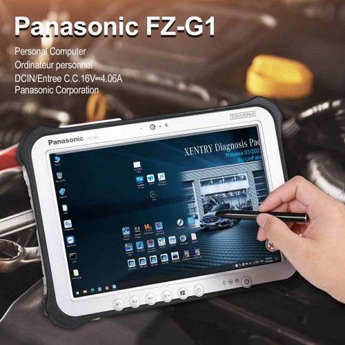SUPER MB PRO M6+ Scanner With Panasonic FZ-G1 I5 3rd generation 8G Tablet  And V2023.03 MB Star SD C4 Xentry SSD 256GB Pre-installed
