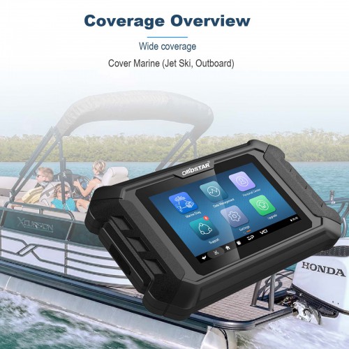 Wifi OBDSTAR iScan HONDA Marine Diagnostic Tablet Code Reading Code Clearing Data Flow Action Test Provide Complete Diagnostic Functions