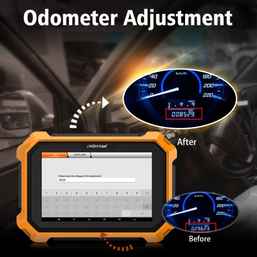 OBDSTAR X300 DP Plus C Package Full Configuration Support Airbag Reset Get Free P004 Airbag Adapter FCA 12+8 and Toyota-30 Cable