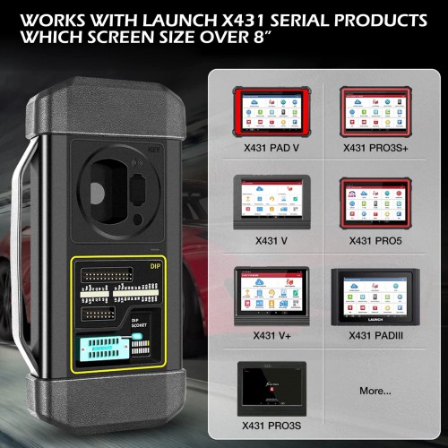 V10.80 Launch X431 GIII X-PROG 3 Immobilizer Key Programmer With EEPROM Adapter Support X431 V/V+, PRO 3, PRO 3S+, PRO 5, PAD III and PAD VII