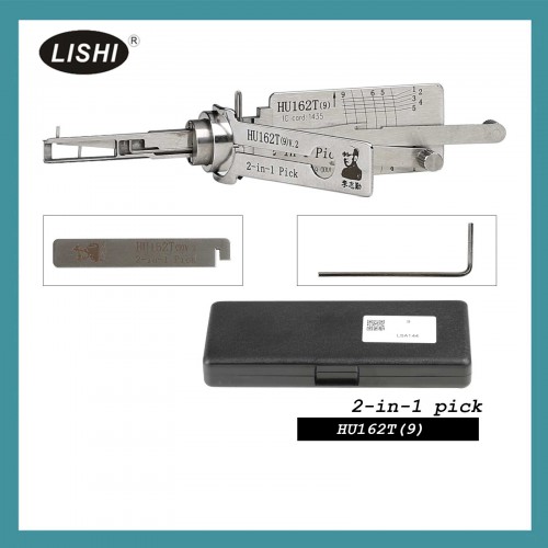 Newest LISHI VW HU162T(9) V.2 2-in-1 Auto Pick and Decoder