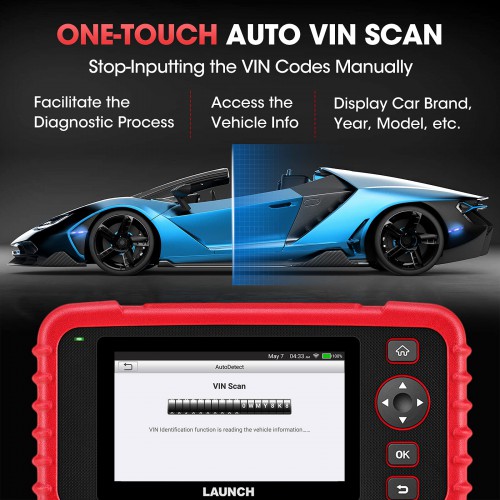 Launch CRP123X Elite 4 System Scan Tool Support SAS Calibration/Throttle Reset/Oil Reset/ABS SRS Transmission/Battery Test/Auto VIN