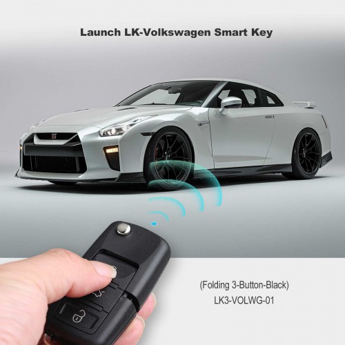 Launch LK-Volkswagen LK3-VOLWG-01 Smart Key (Folding 3-Button-Black) 5pcs