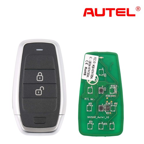 AUTEL IKEYAT002AL AUTEL Independent, 2 Buttons Key Smart Universal Key 5pcs