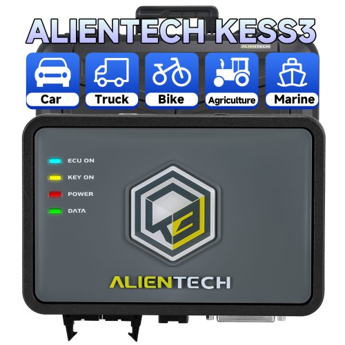 Original ALIENTECH KESS V3 KESS3 ECU and TCU Programming Tool Slave/ Master via OBD, Boot and Bench Replaces KESS V2 K-TAG