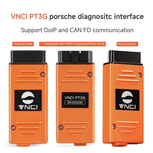 VNCI PT3G Porsche Diagnostic Scanner Compatible with Original PIWIS Software Drivers Plug and play