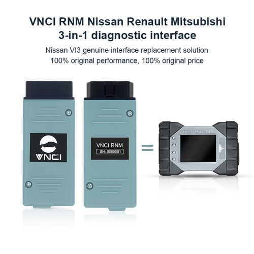 VNCI RNM Nissan Renault Mitsubishi 3-in-1 Diagnostic Tool