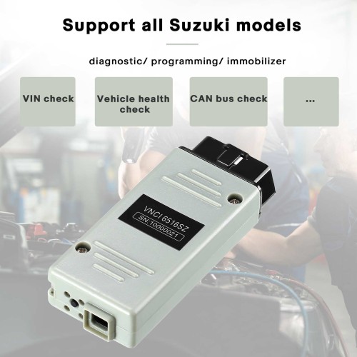 VNCI 6516SZ Suzuki Diagnositc Interface Compatible with SDT-II OEM Software Driver Replace Genuine MTS 6516