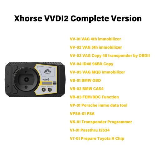 [Full Version With 13 Software ] V7.3.5 Xhorse VVDI2 Key Programmer for VW/Audi/BMW/PSA