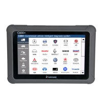 CAR FANS Karfans C800+ Heavy Duty Diagnostic Scan Tool Truck Scanner for Commercial Vehicle, Passenger vehicle, Machinery