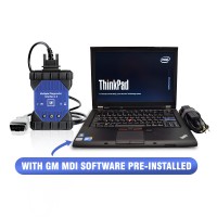 WIFI GM MDI 2 Diagnostic Interface With V2021.10 GM MDI GDS2 tech 2 win software Pre-install in Lenovo T410 Laptop I5 CPU 4GB Memory