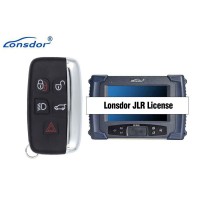 (Lonsdor JLR Package) Lonsdor JLR License and Smart Key for 2015 to 2018 Jaguar Land Rover