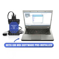 WIFI GM MDI 2 Multiple Diagnostic Tool With V2023.5 GM MDI GDS2 tech 2 win software Pre-install in Second Hand Laptop Lenovo T440P L7