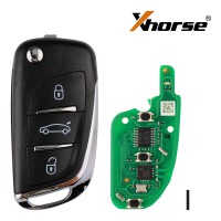 XHORSE XNDS00EN XN002 DS Style Wireless Universal Remote Key 3 Buttons 5 pcs/lot