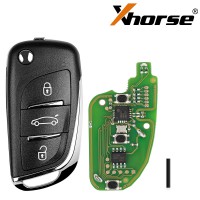XHORSE XKDS00EN VVDI2 Volkswagen DS Type Remote Key 3 Buttons 5pcs/lot