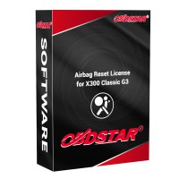 [Online Activation] Airbag Reset Software License for OBDSTAR X300 Classic G3 (P50 Functions)
