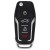 XHORSE XEFO01EN Ford Style Flip 4 Buttons Super Remote Key Built-in Super Chip English Version 5Pcs/lot