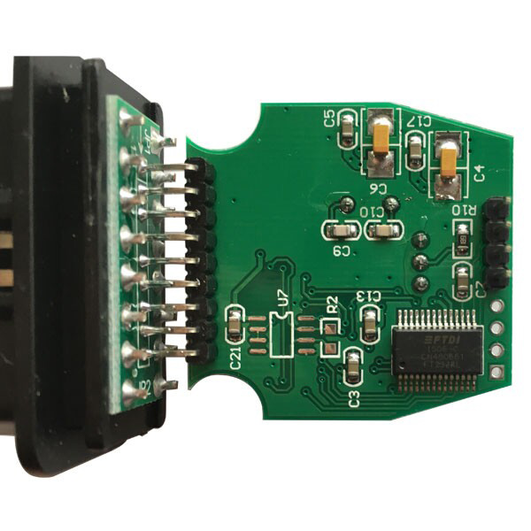 Mini VCI J2534 USB Interface PCB Display