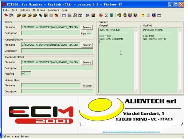 ECM Chiptuning 2001 V6.3 software display 4