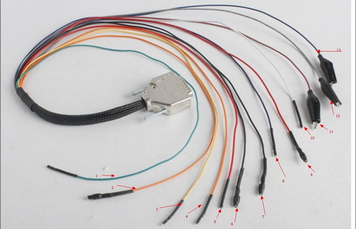 KTAG Cables From Left to Right