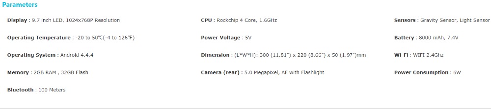 PS90 PRO Specification