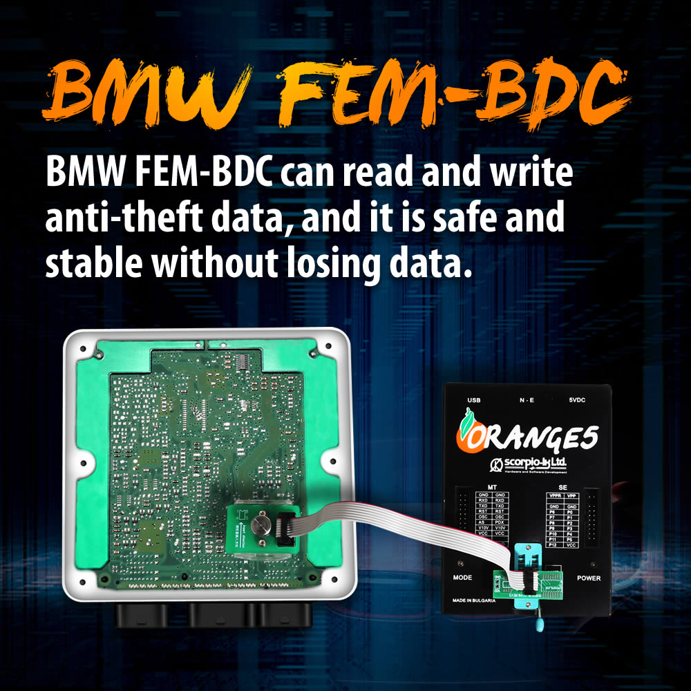 OEM BMW FEM-BDC Adapter Features