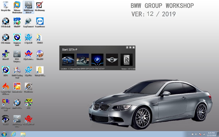 V2019.12 BMW ICOM Software