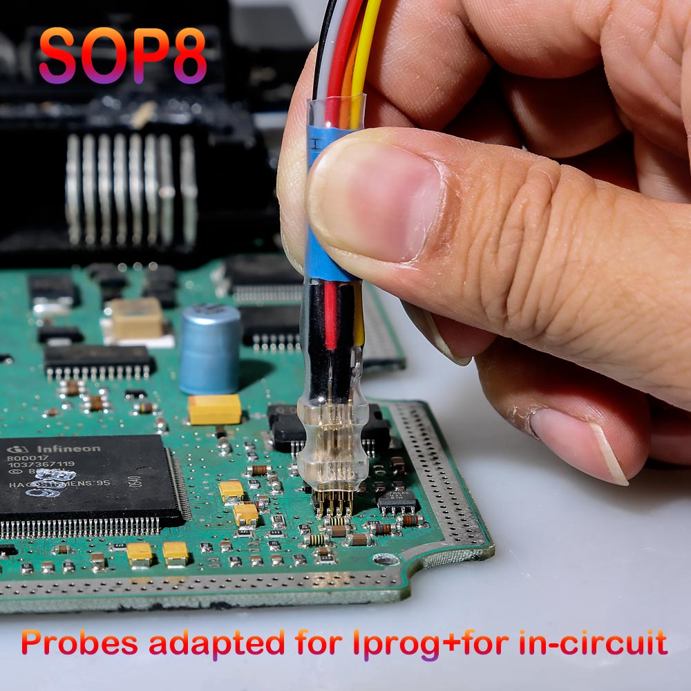 Probes adapted connect with IPROG+ 2