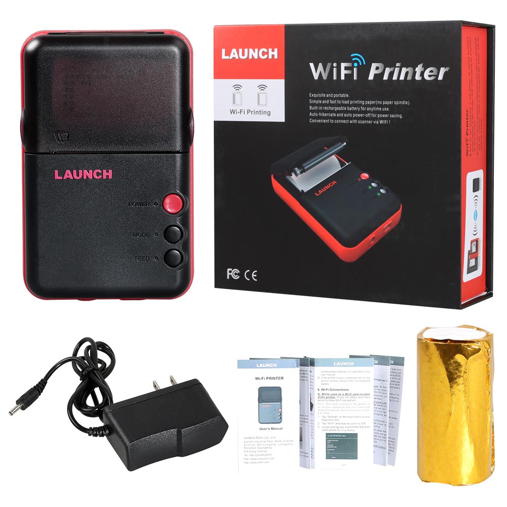  Launch X431 V/V+/X431 Pro Mini Printer package