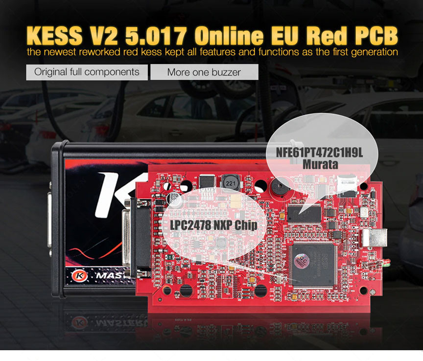 Kess V2 Firmware Red PCB