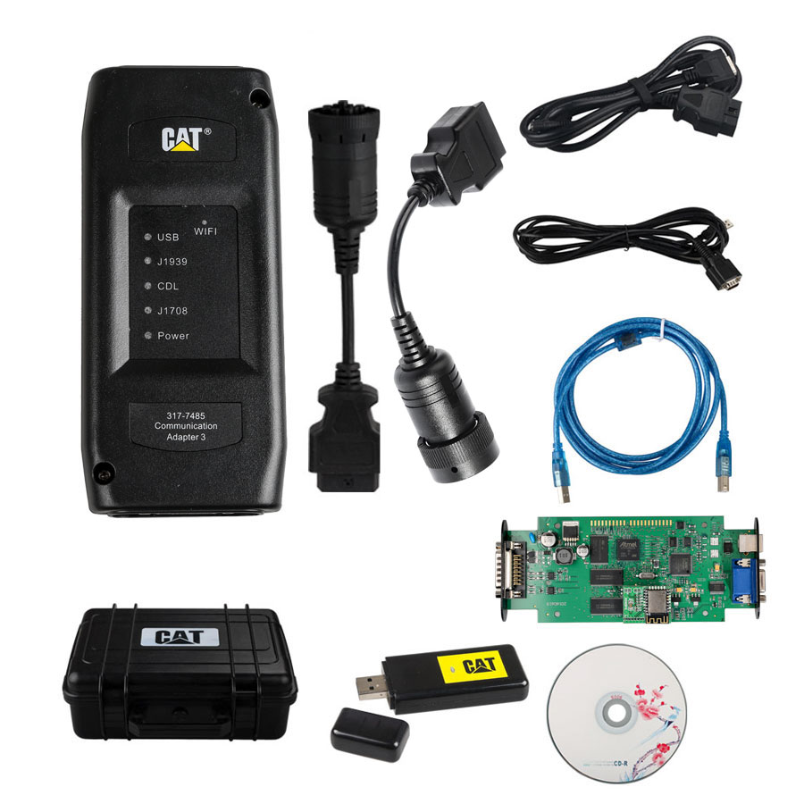 d CAT Caterpillar ET Wireless Diagnostic Adapter package