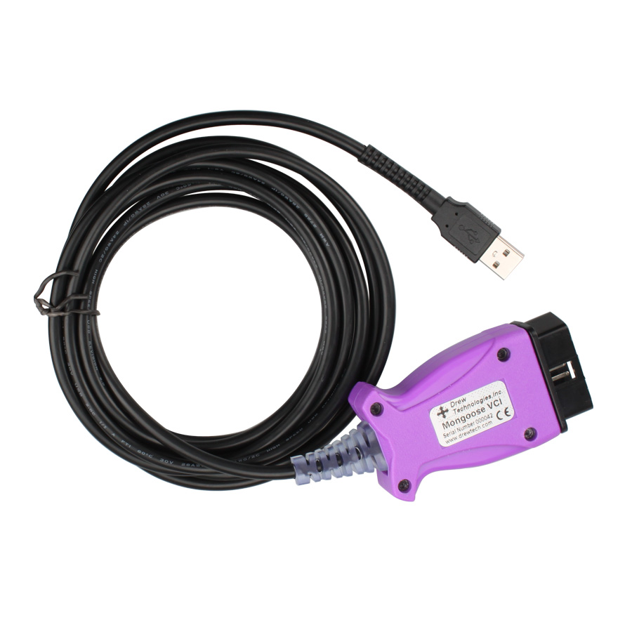 Mangoose VCI for Toyota Single Cable display