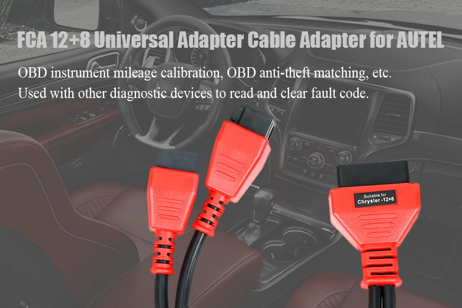 FCA 12+8 Universal Adapter Cable Adapter for AUTEL 