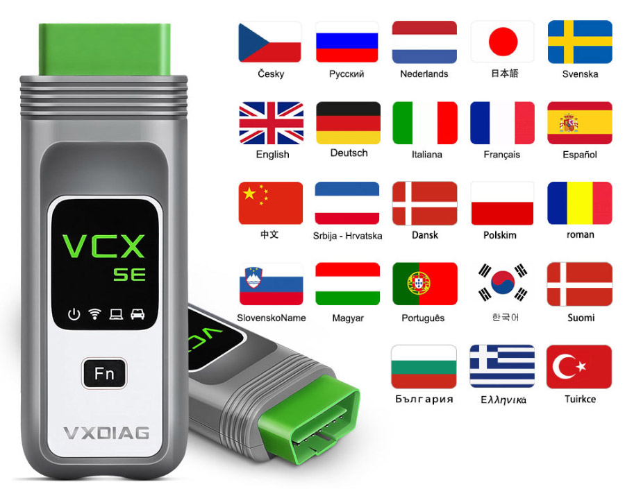  VXDIAG VCX SE For Benz language