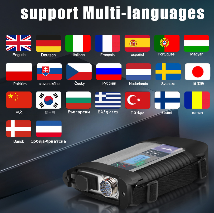 MB Star C4 support Multi-Languages