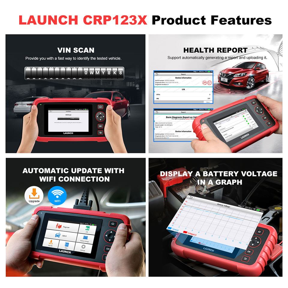 Launch CRP123X features