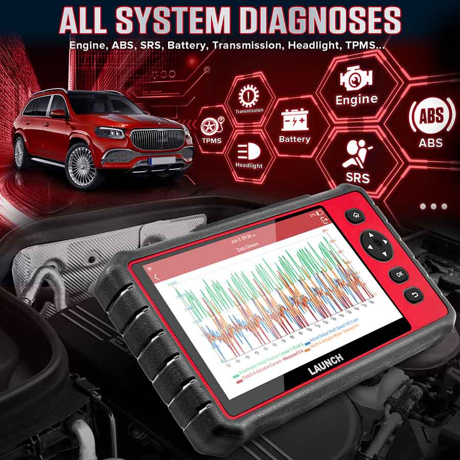 LAUNCH CRP909E Support Diagnose Car Full System
