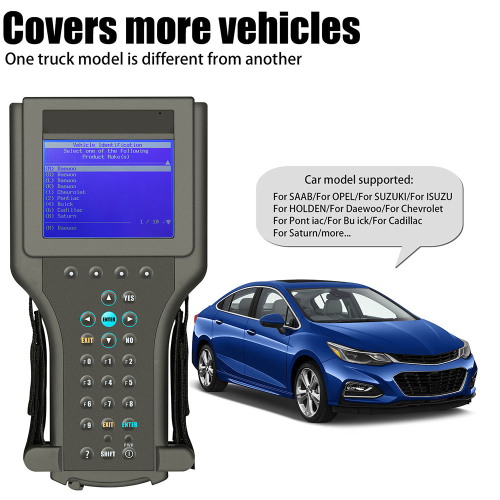 Tech2  Scanner cover vehicles