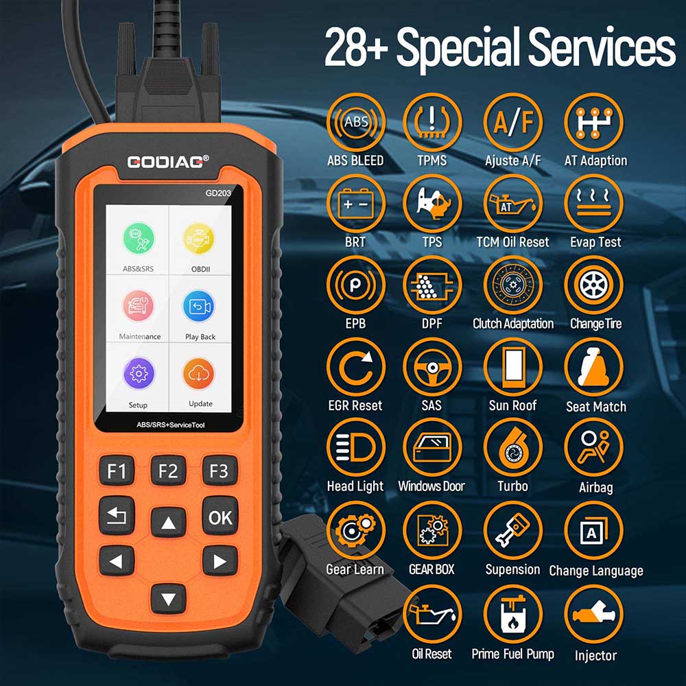 GODIAG GD203 Special Functions