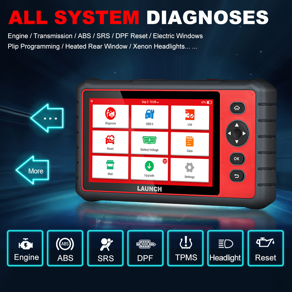 AUNCH X431 CRP909E Car Full System Diagnostic Tools