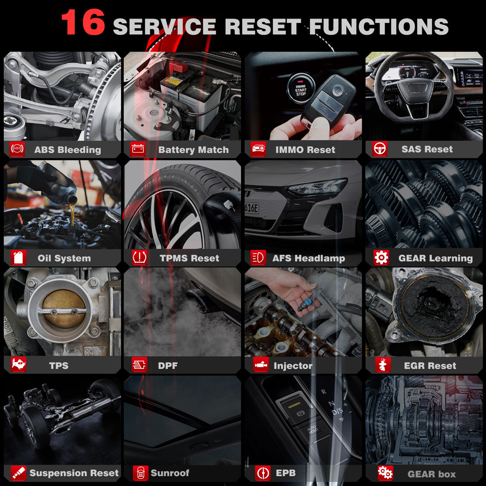 THINKDIAG Top 16 maintenance functions: