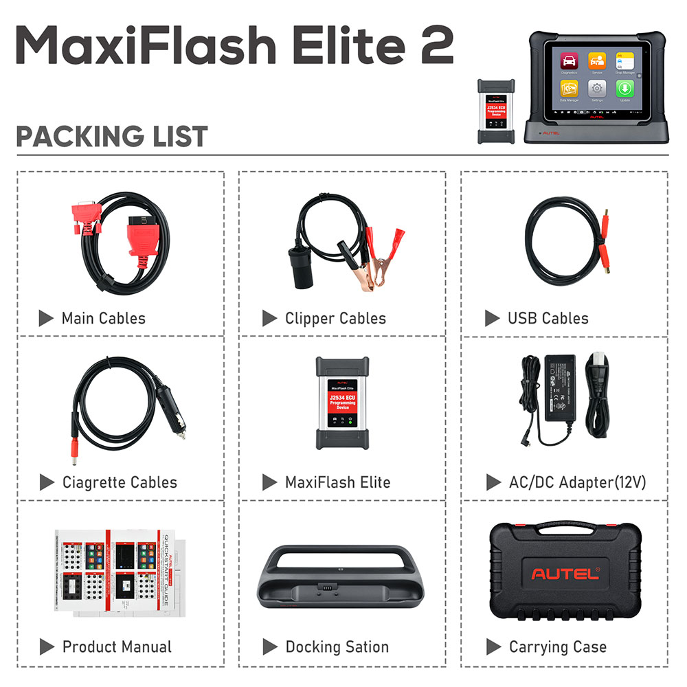 Autel Maxisys Elite II package