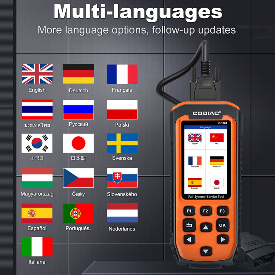 GD201 Support Multi-Language
