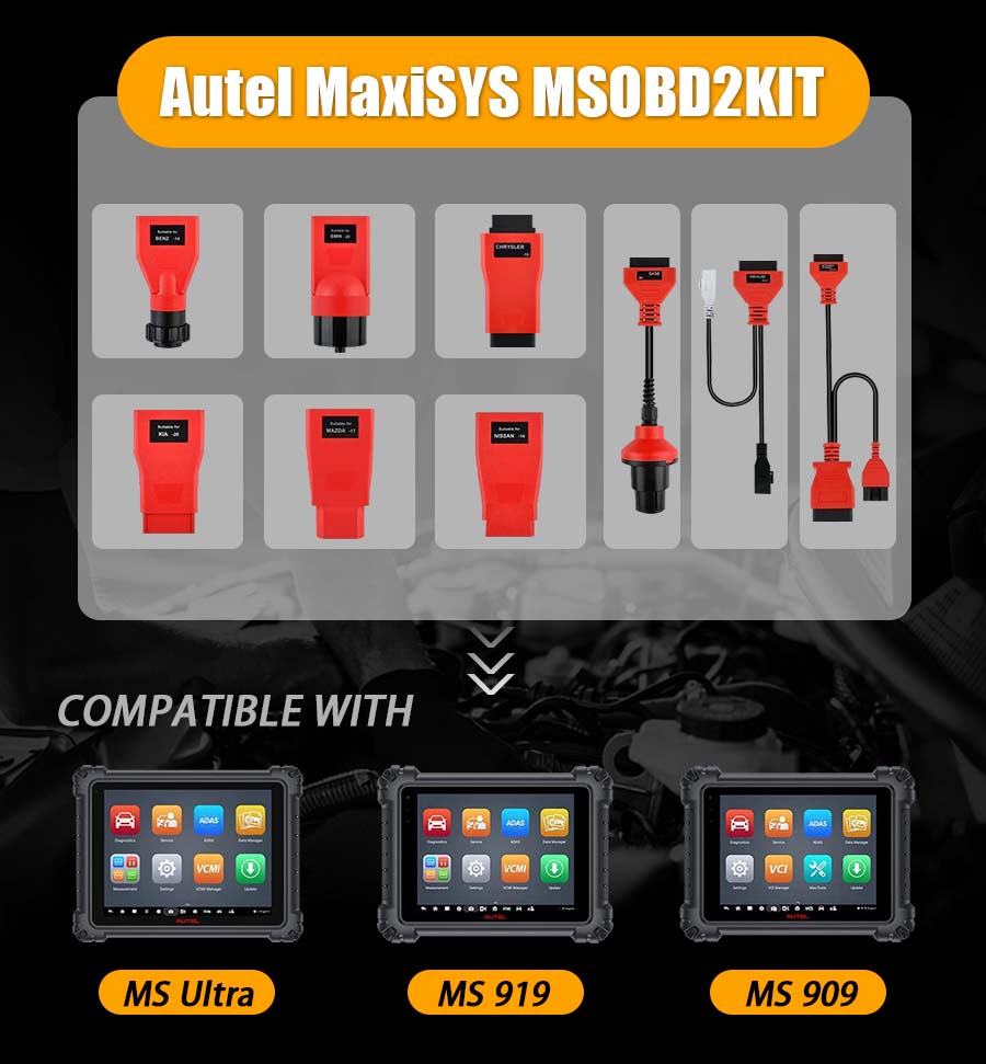 Autel MSOAK Oscilloscope Accessory Kit for MaxiSys MS919 and Ultra