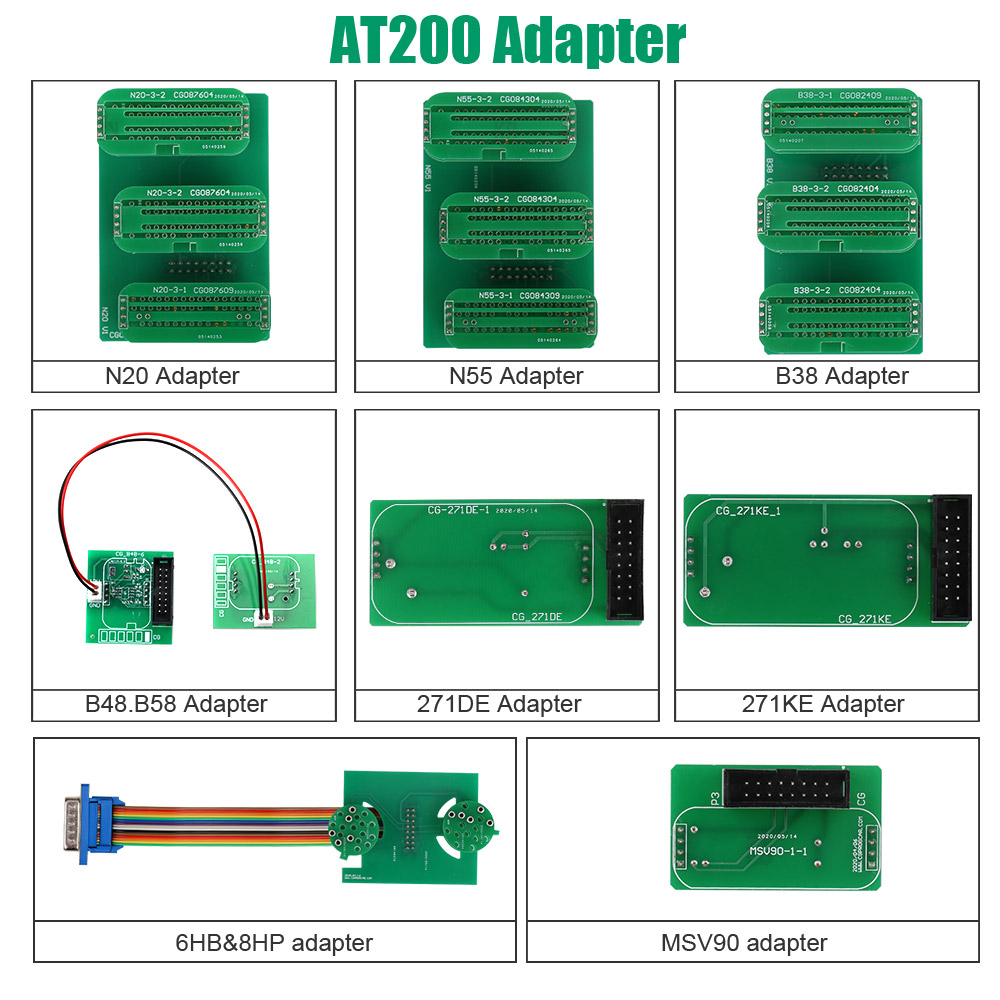 Solder Free Adapters Set 6HP & 8HP MSV90 N55 N20 B48 B58