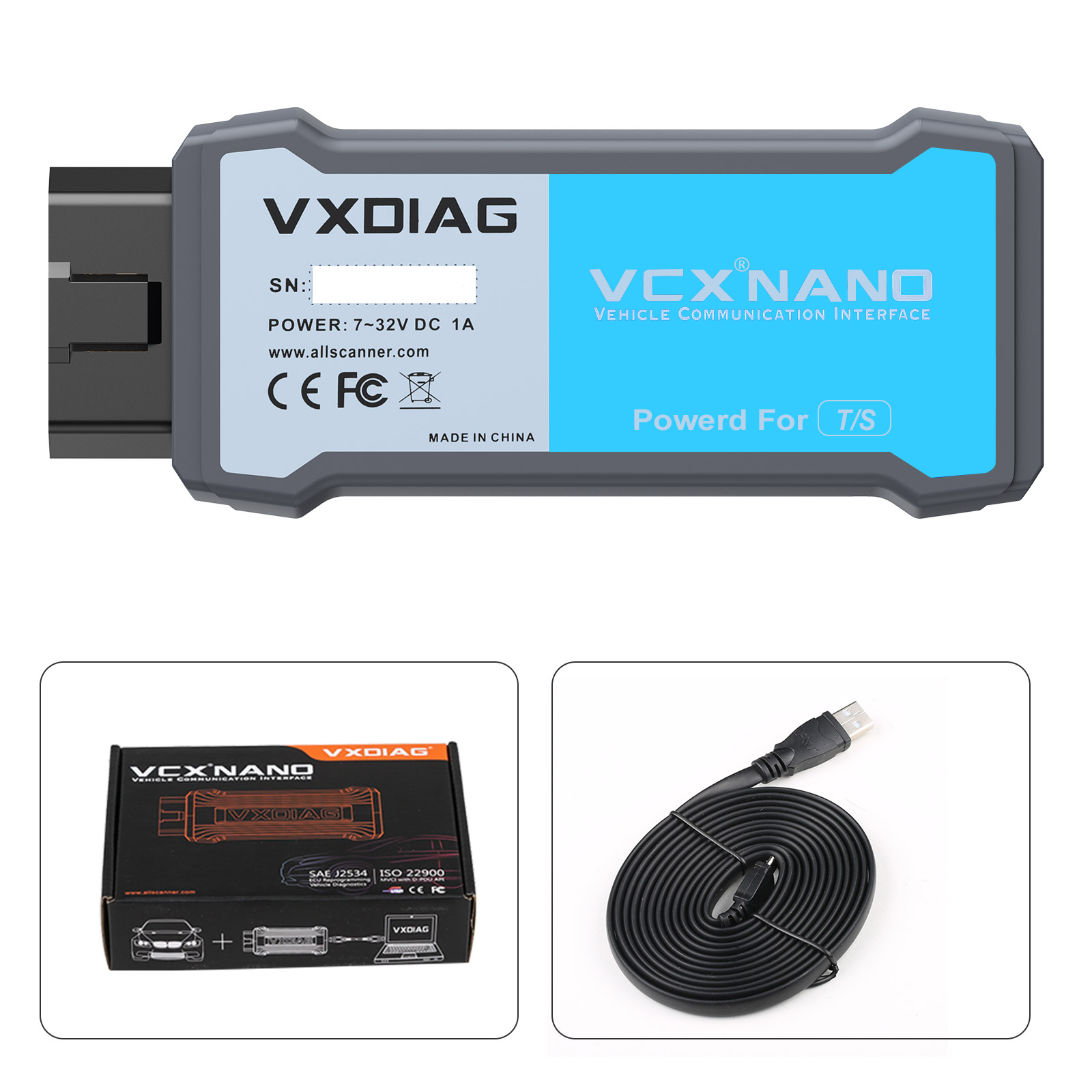 VXDIAG VCX NANO for toyota package