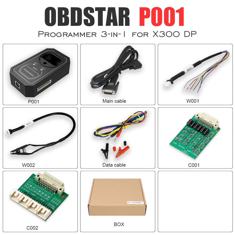 OBDSTAR P001 package
