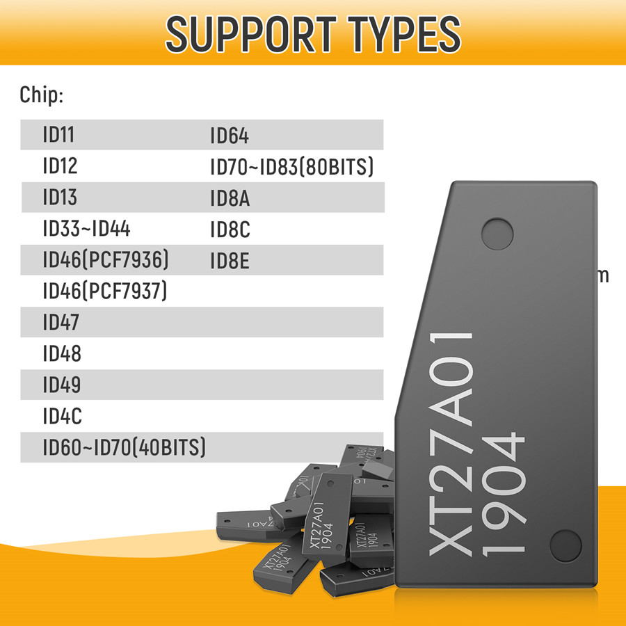 VVDI Super chips support types